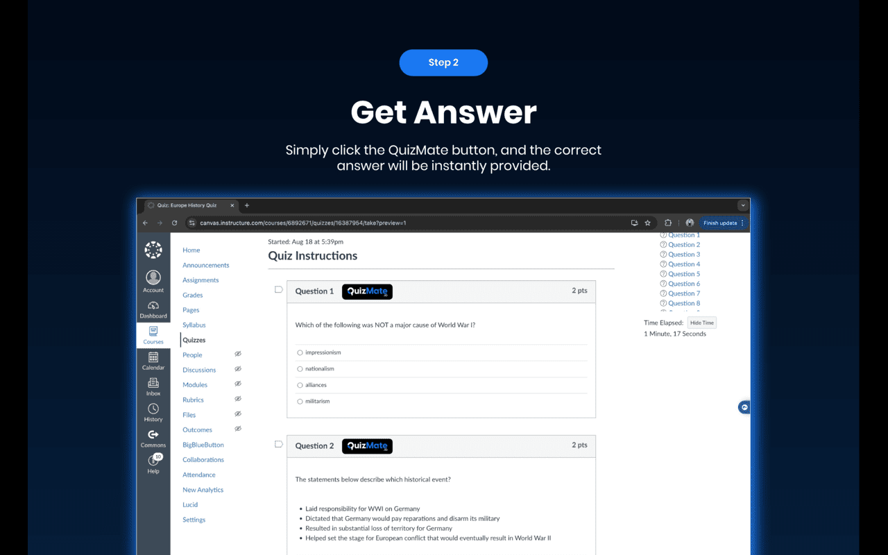 QuizMate chrome谷歌浏览器插件_扩展第2张截图