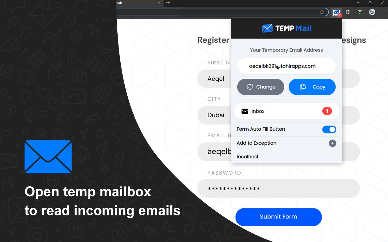 Temp Mail PW - Temporary Email Generator chrome谷歌浏览器插件_扩展第5张截图