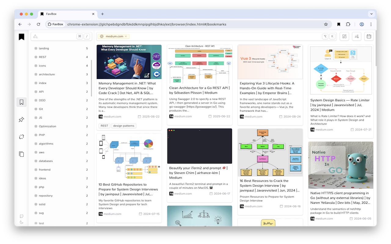 FavBox chrome谷歌浏览器插件_扩展第2张截图