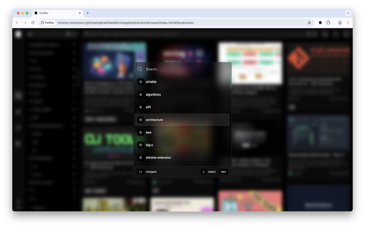 FavBox chrome谷歌浏览器插件_扩展第3张截图