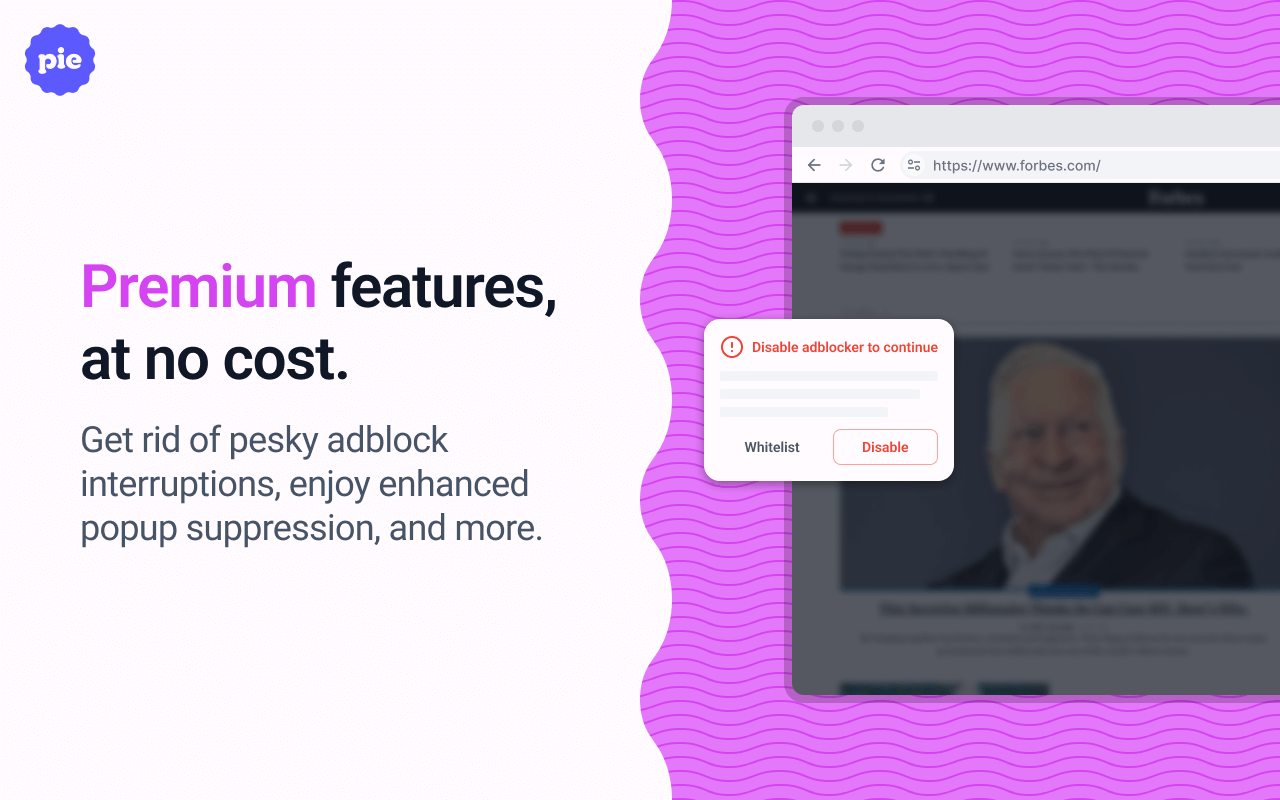 Pie Adblock - A Powerful Free Ad Blocker chrome谷歌浏览器插件_扩展第1张截图