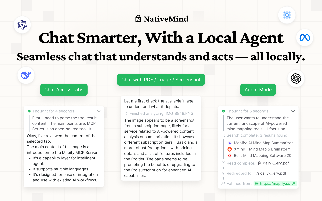 NativeMind: Your fully private, open-source, on-device AI assistant chrome谷歌浏览器插件_扩展第3张截图