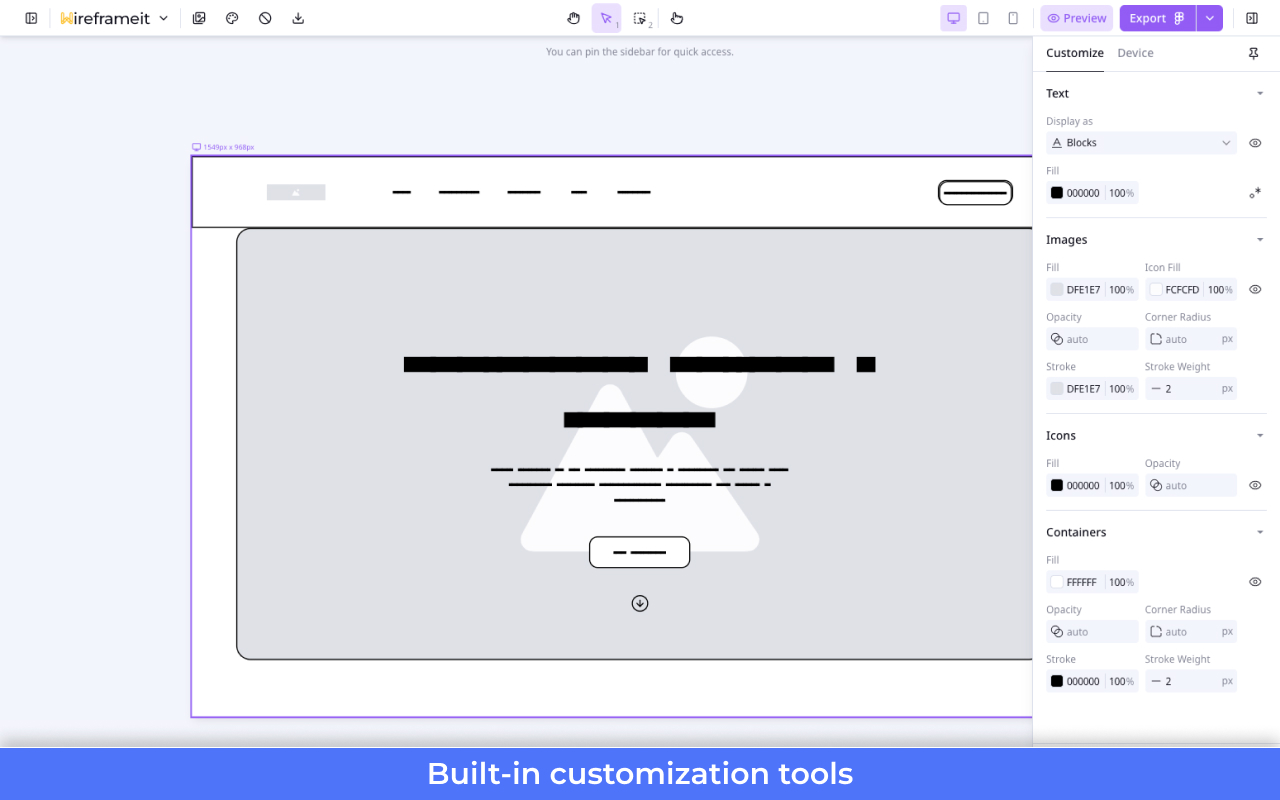 HTML to Figma: Convert Websites into Designs & Wireframes by Wireframeit chrome谷歌浏览器插件_扩展第3张截图