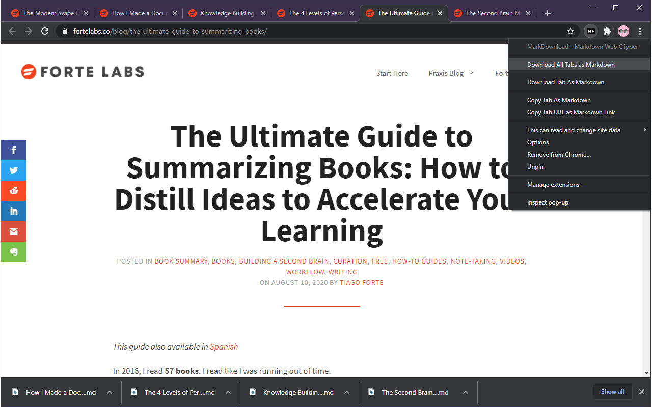 MarkSnip - Markdown Web Clipper chrome谷歌浏览器插件_扩展第4张截图