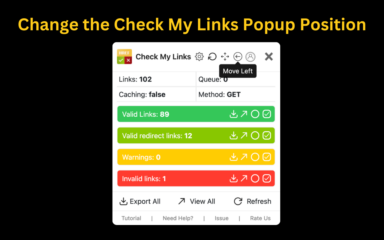 Check My Links chrome谷歌浏览器插件_扩展第2张截图