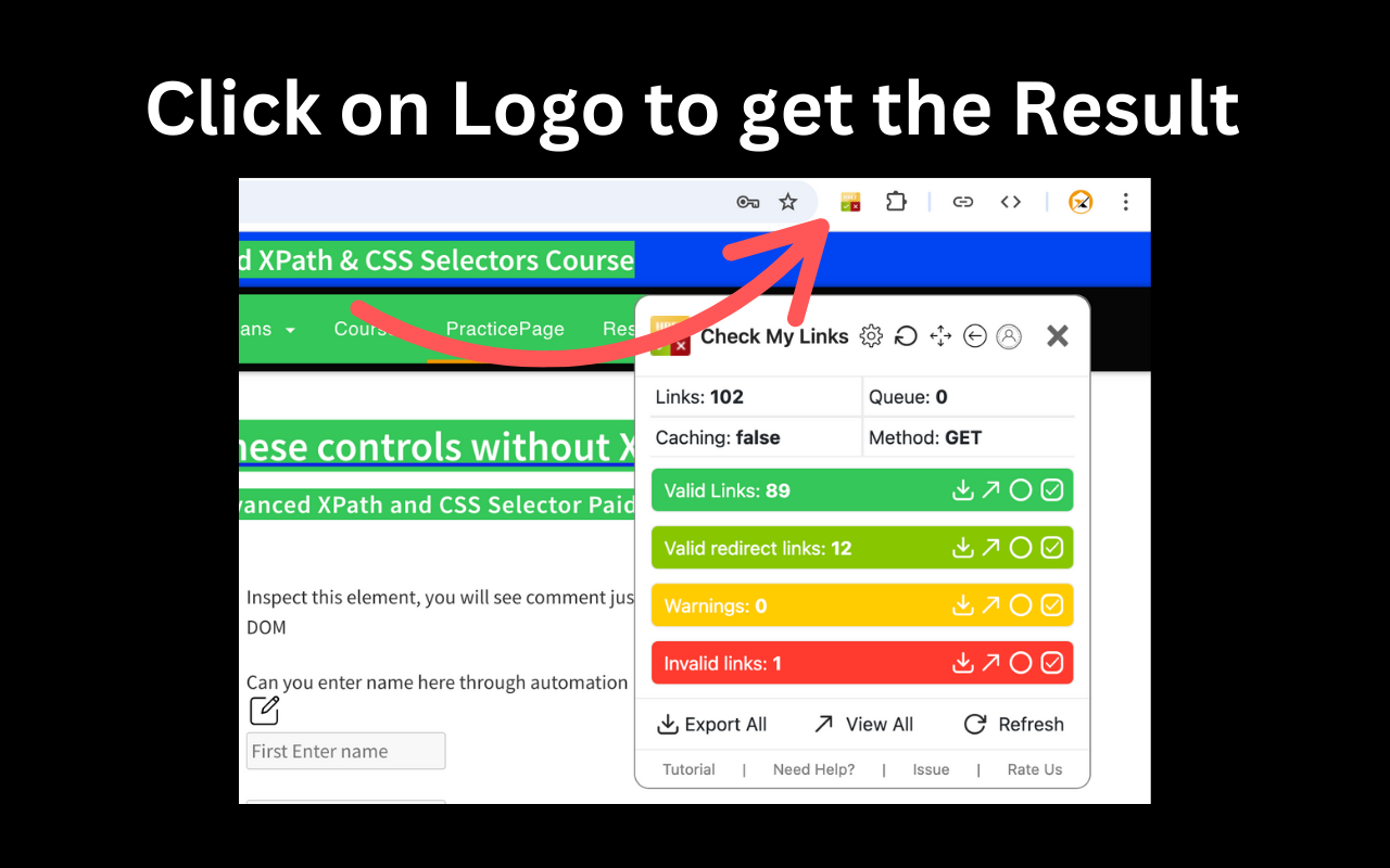 Check My Links chrome谷歌浏览器插件_扩展第3张截图