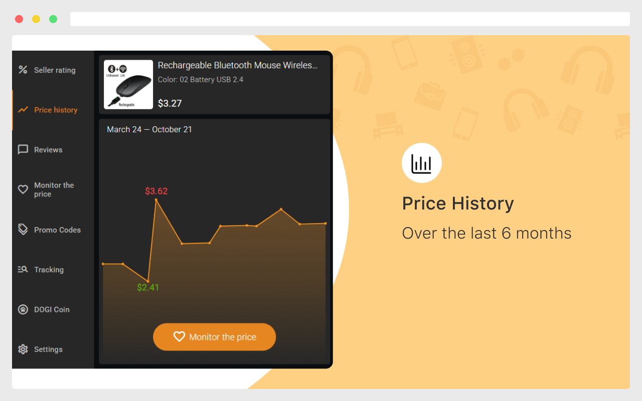 AliHelper – 购物助手，适用于 AliExpress ™ chrome谷歌浏览器插件_扩展第1张截图