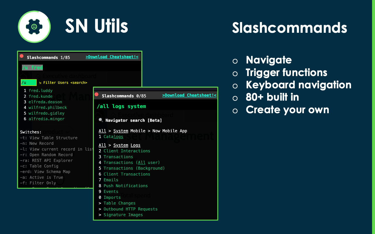 SN Utils - Tools for ServiceNow chrome谷歌浏览器插件_扩展第1张截图