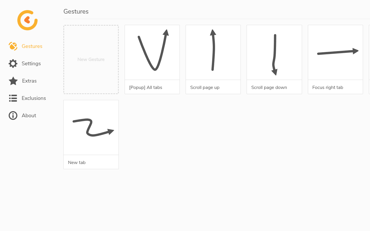 Cesturefy chrome谷歌浏览器插件_扩展第3张截图