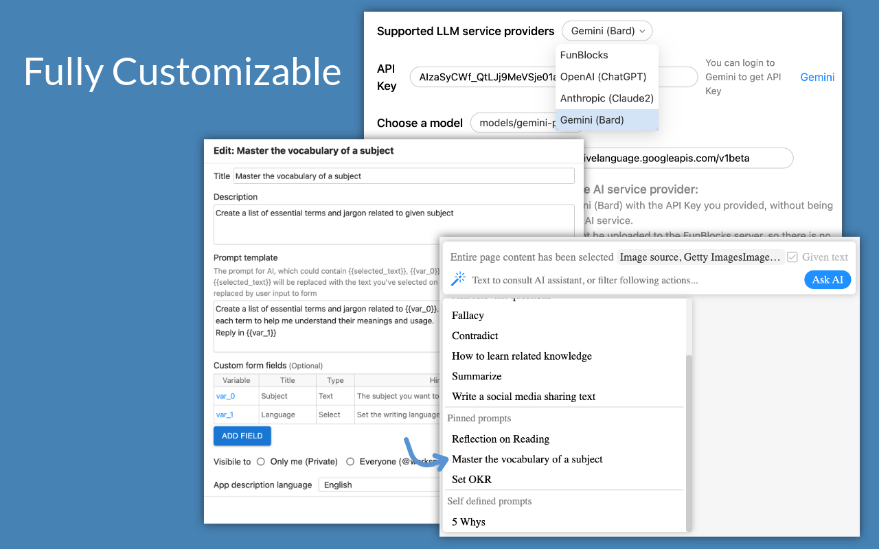FunBlocks – Your All-in-One AI assistant | Sidebar | Monica chrome谷歌浏览器插件_扩展第4张截图
