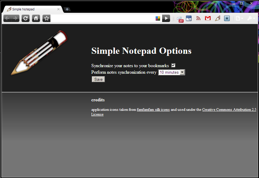 Simple Notepad chrome谷歌浏览器插件_扩展第1张截图