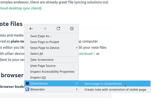 QOwnNotes Web Companion chrome谷歌浏览器插件_扩展第1张截图