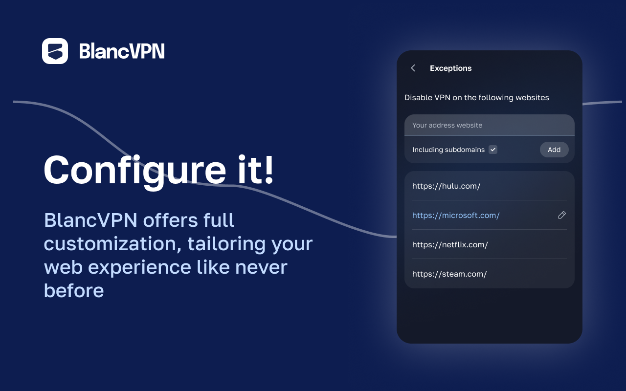 Blanc — Fast and Secure Proxy chrome谷歌浏览器插件_扩展第3张截图