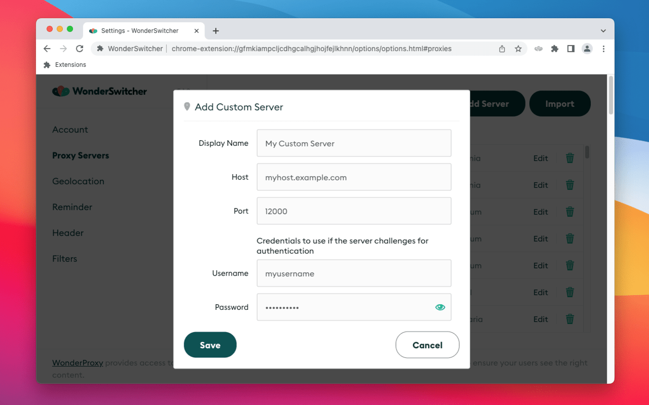 WonderSwitcher chrome谷歌浏览器插件_扩展第4张截图