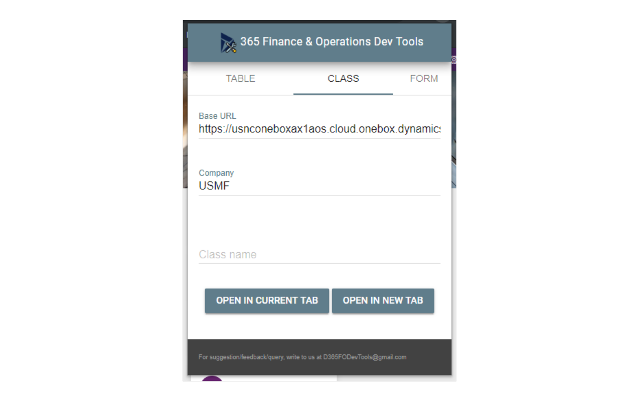 D365 Finance & Operations Dev Tools chrome谷歌浏览器插件_扩展第1张截图