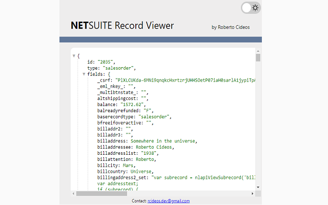 Suitelook: NetSuite Record Viewer chrome谷歌浏览器插件_扩展第1张截图