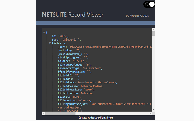 Suitelook: NetSuite Record Viewer chrome谷歌浏览器插件_扩展第2张截图