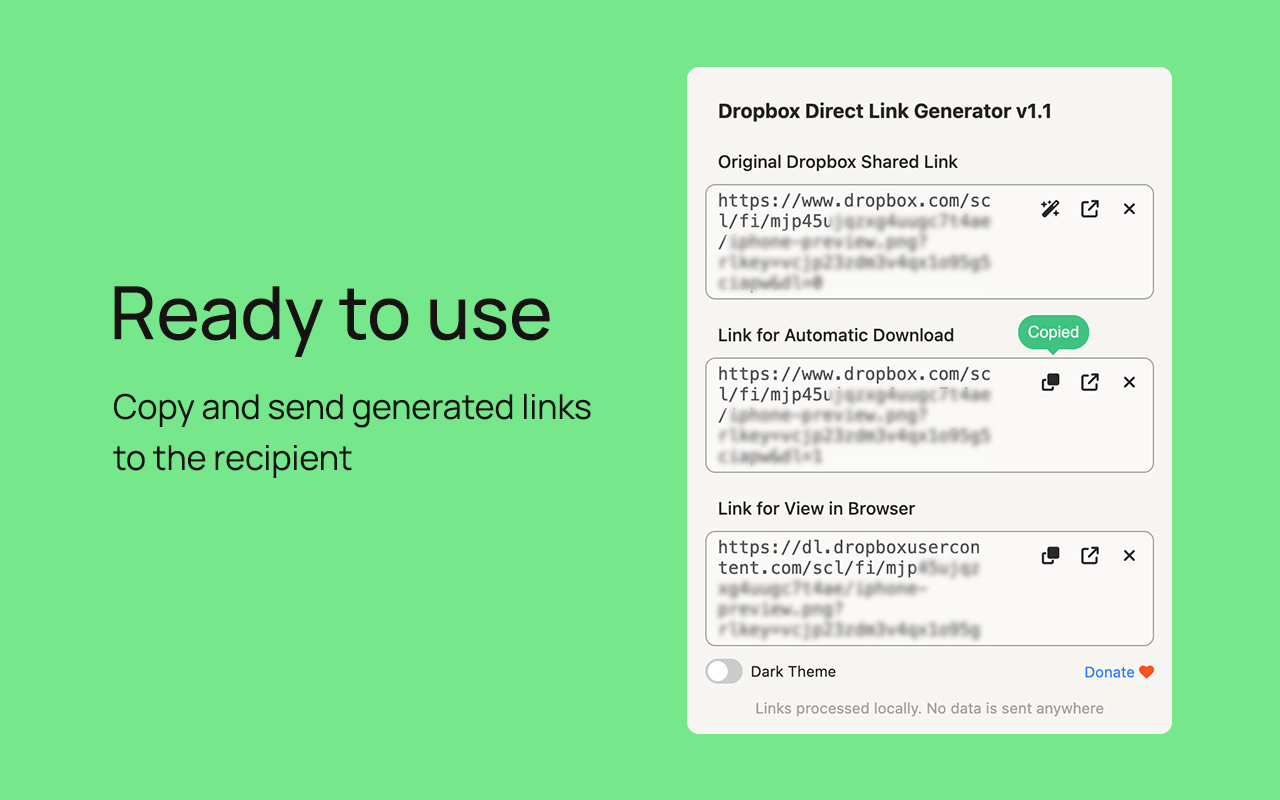 Dropbox Direct Link Generator chrome谷歌浏览器插件_扩展第3张截图