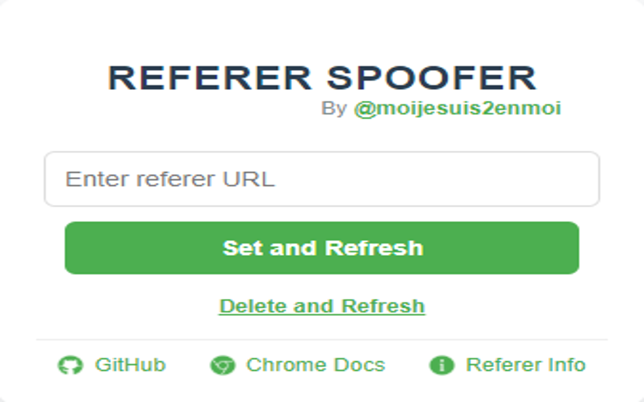 Referer Spoofer chrome谷歌浏览器插件_扩展第1张截图