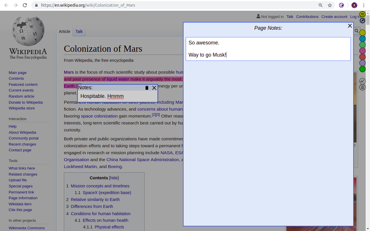 Annotate web pages/CONTEXT chrome谷歌浏览器插件_扩展第2张截图