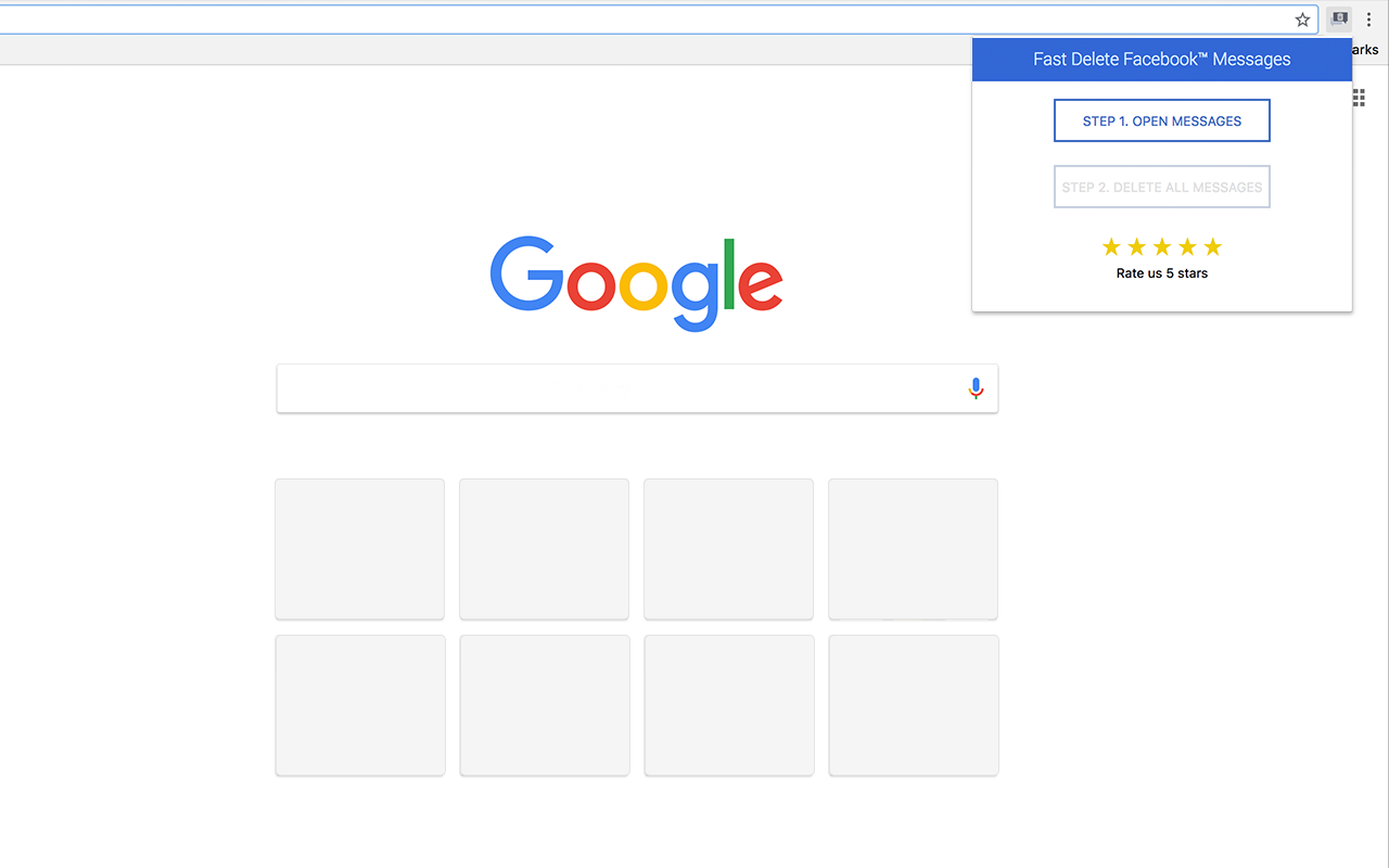 Fast Delete Messages chrome谷歌浏览器插件_扩展第2张截图