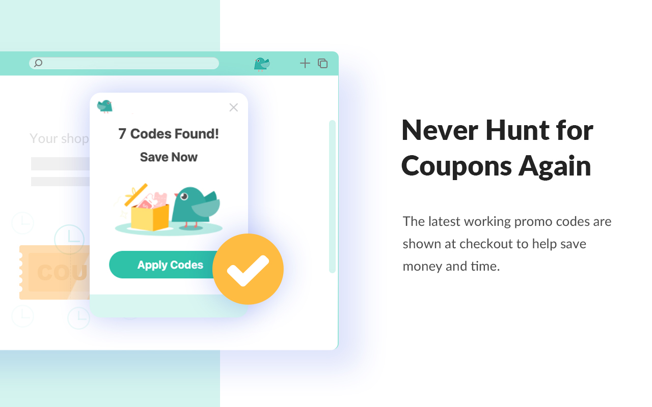 CouponBirds - SmartCoupon Coupon Finder chrome谷歌浏览器插件_扩展第3张截图