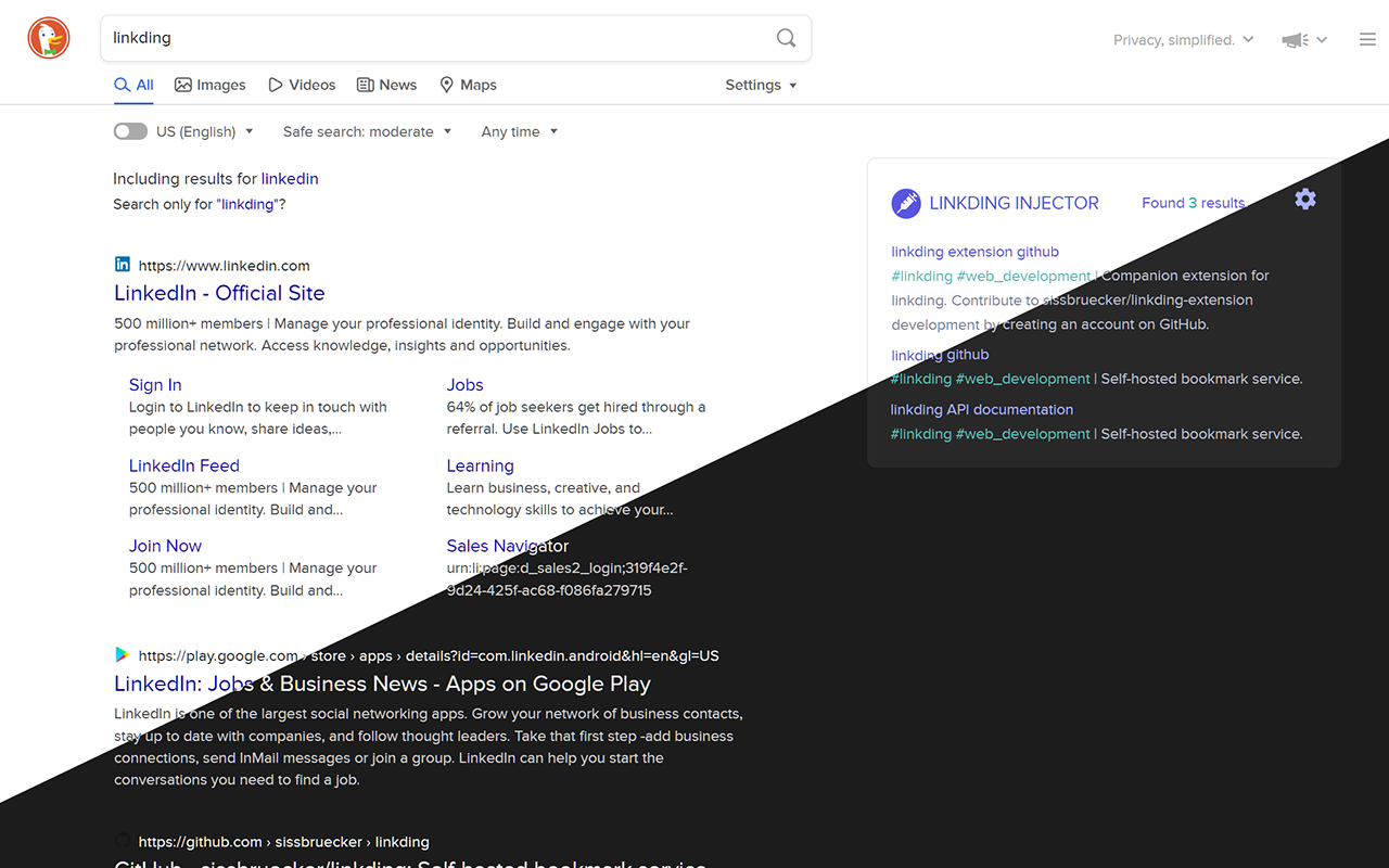 linkding injector chrome谷歌浏览器插件_扩展第1张截图