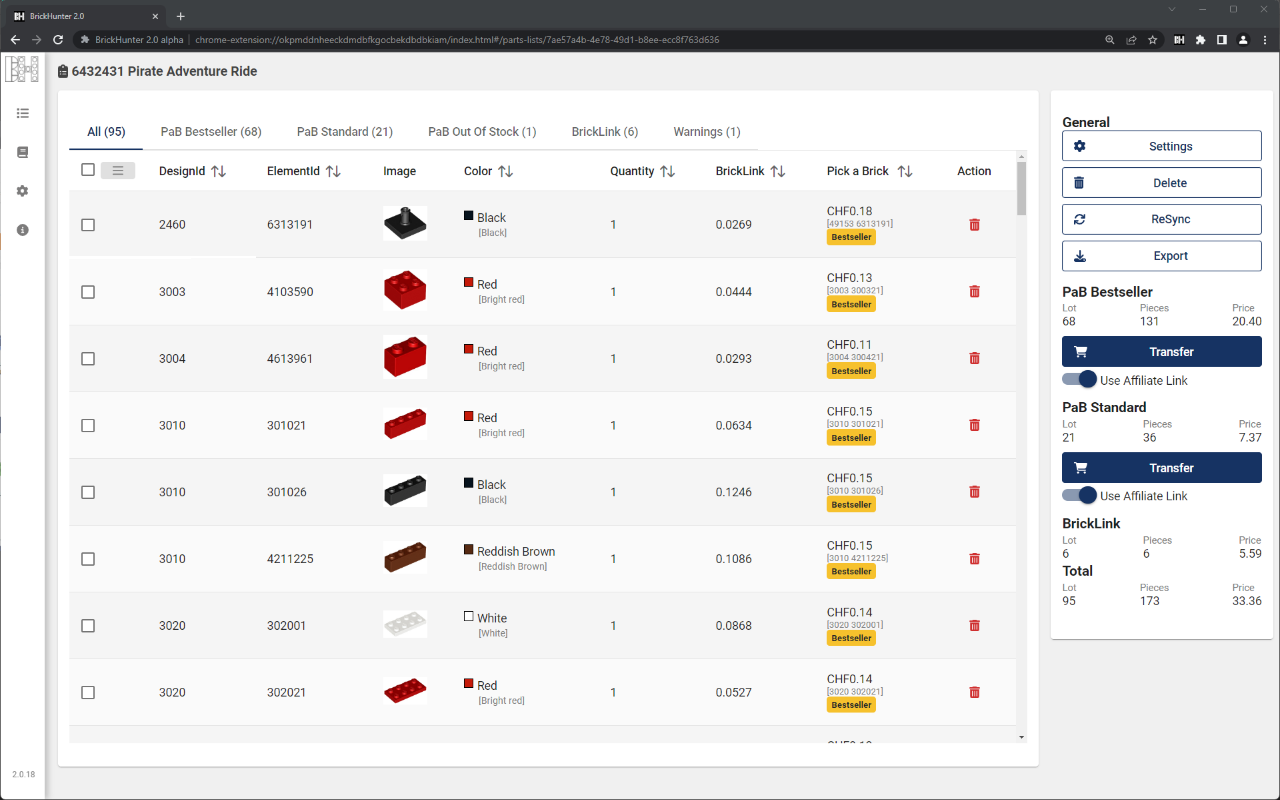 BrickHunter chrome谷歌浏览器插件_扩展第2张截图