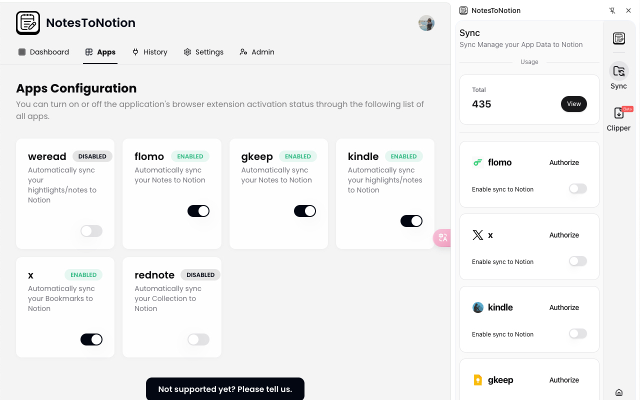 NotesToNotion chrome谷歌浏览器插件_扩展第1张截图