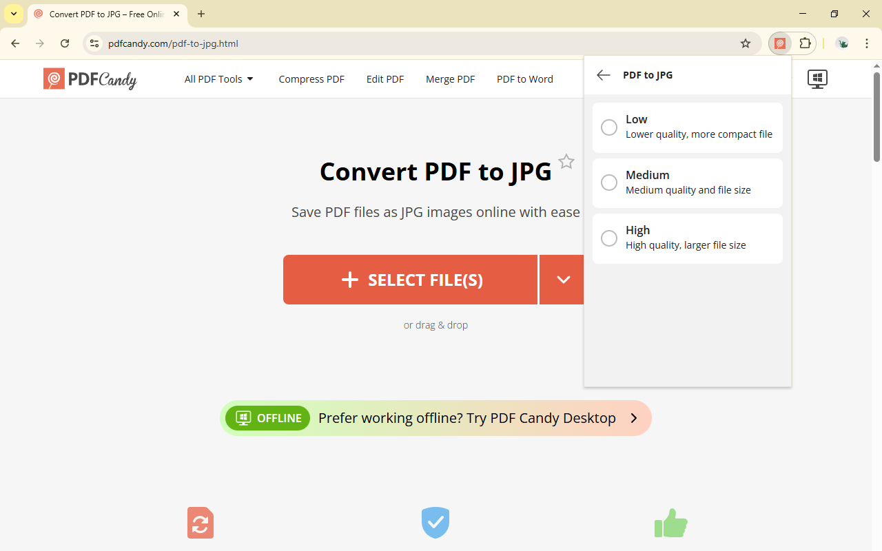 PDF Candy | 在线 PDF 工具 chrome谷歌浏览器插件_扩展第2张截图
