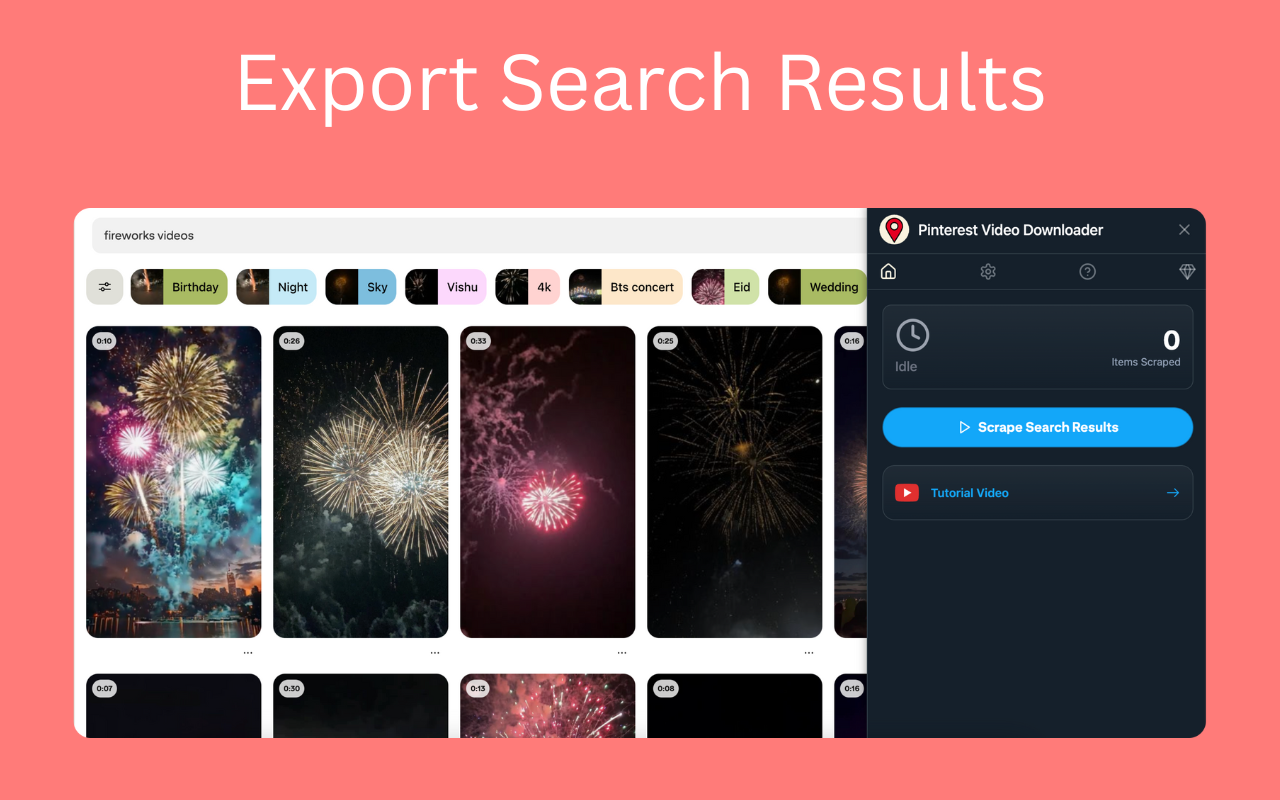 Pinterest Video Downloader - Pinterest Image & Video Downloader chrome谷歌浏览器插件_扩展第3张截图