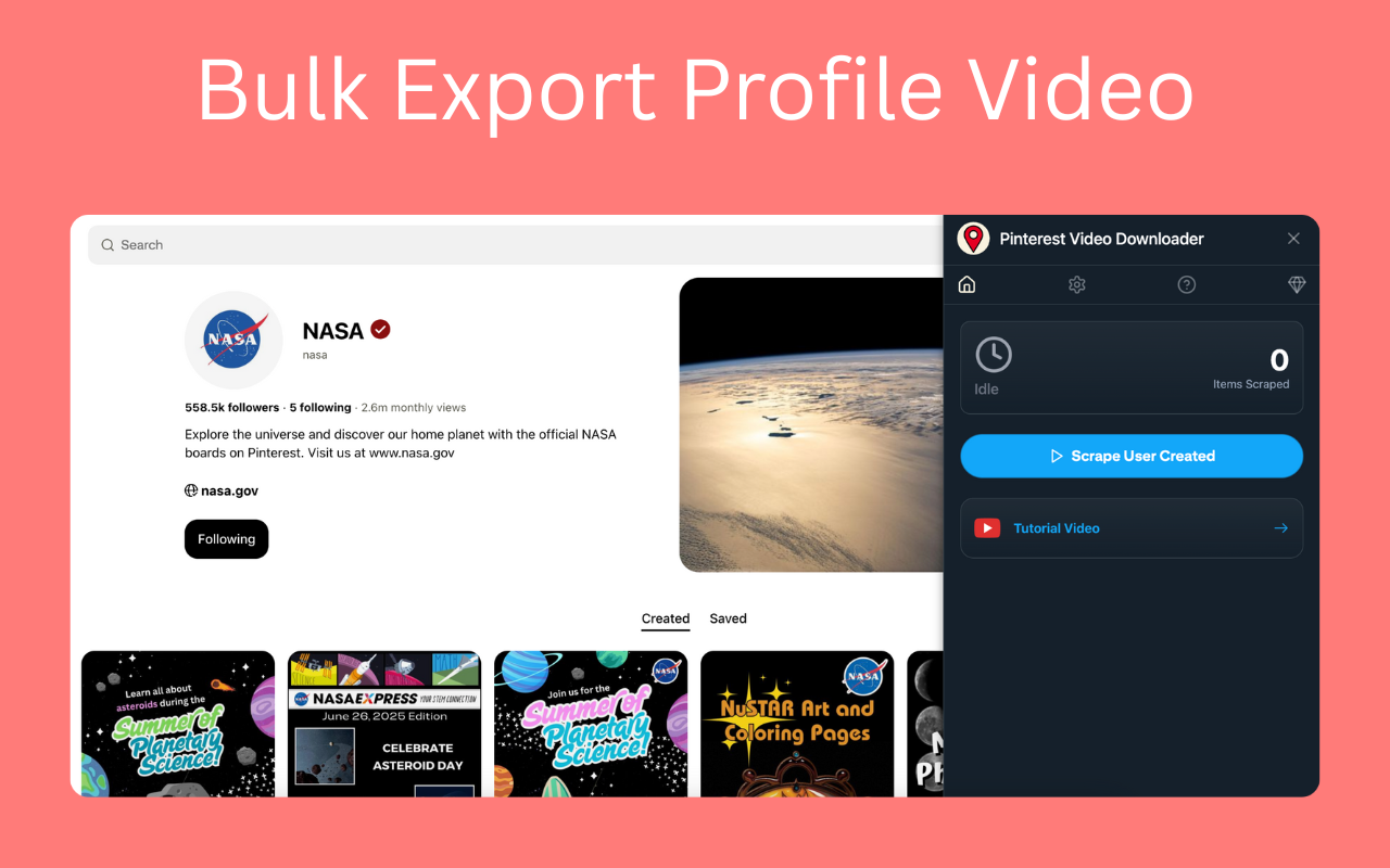 Pinterest Video Downloader - Pinterest Image & Video Downloader chrome谷歌浏览器插件_扩展第5张截图