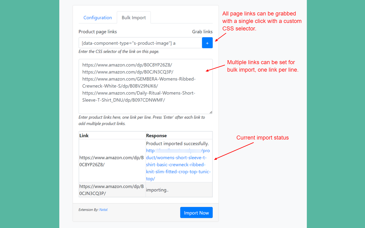 Advanced Importer chrome谷歌浏览器插件_扩展第3张截图