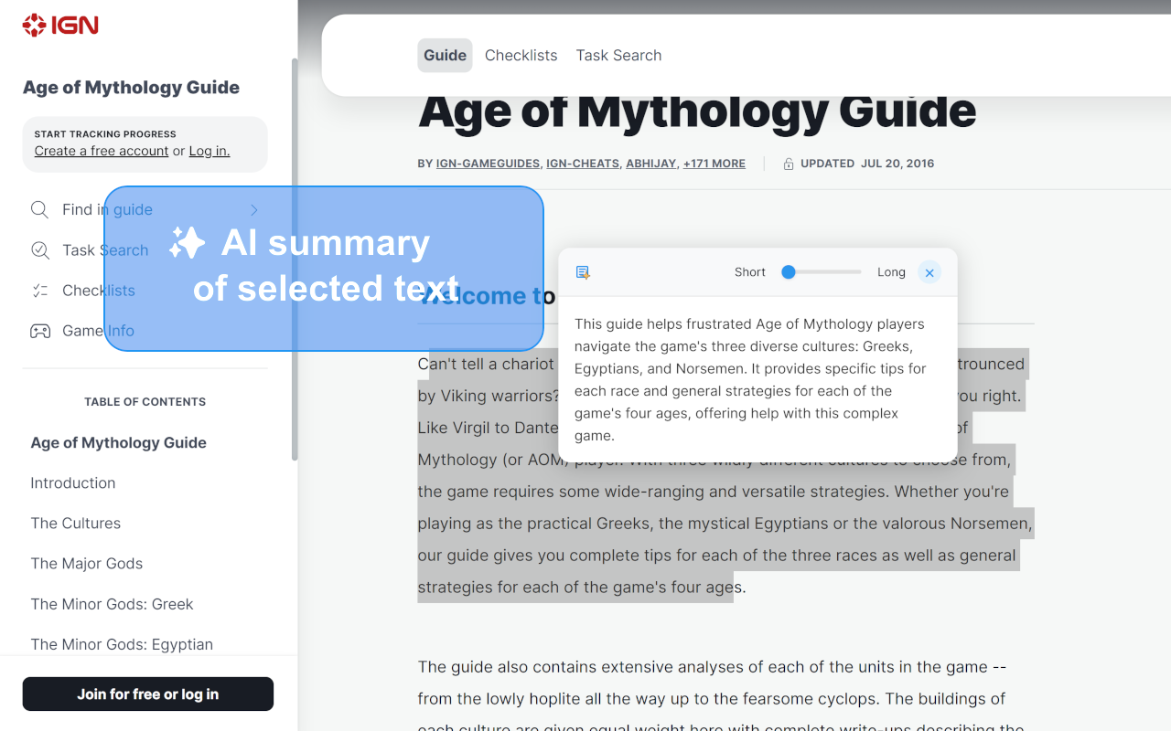AI Summary: AI文本视频摘要 chrome谷歌浏览器插件_扩展第1张截图