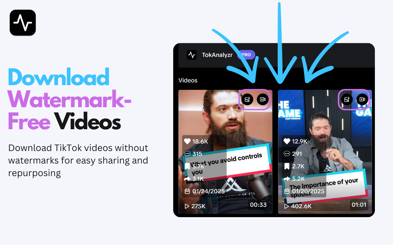 TikTok Analytics Tool – Profile Analyzer & Sorter by TokAnalyzr chrome谷歌浏览器插件_扩展第2张截图