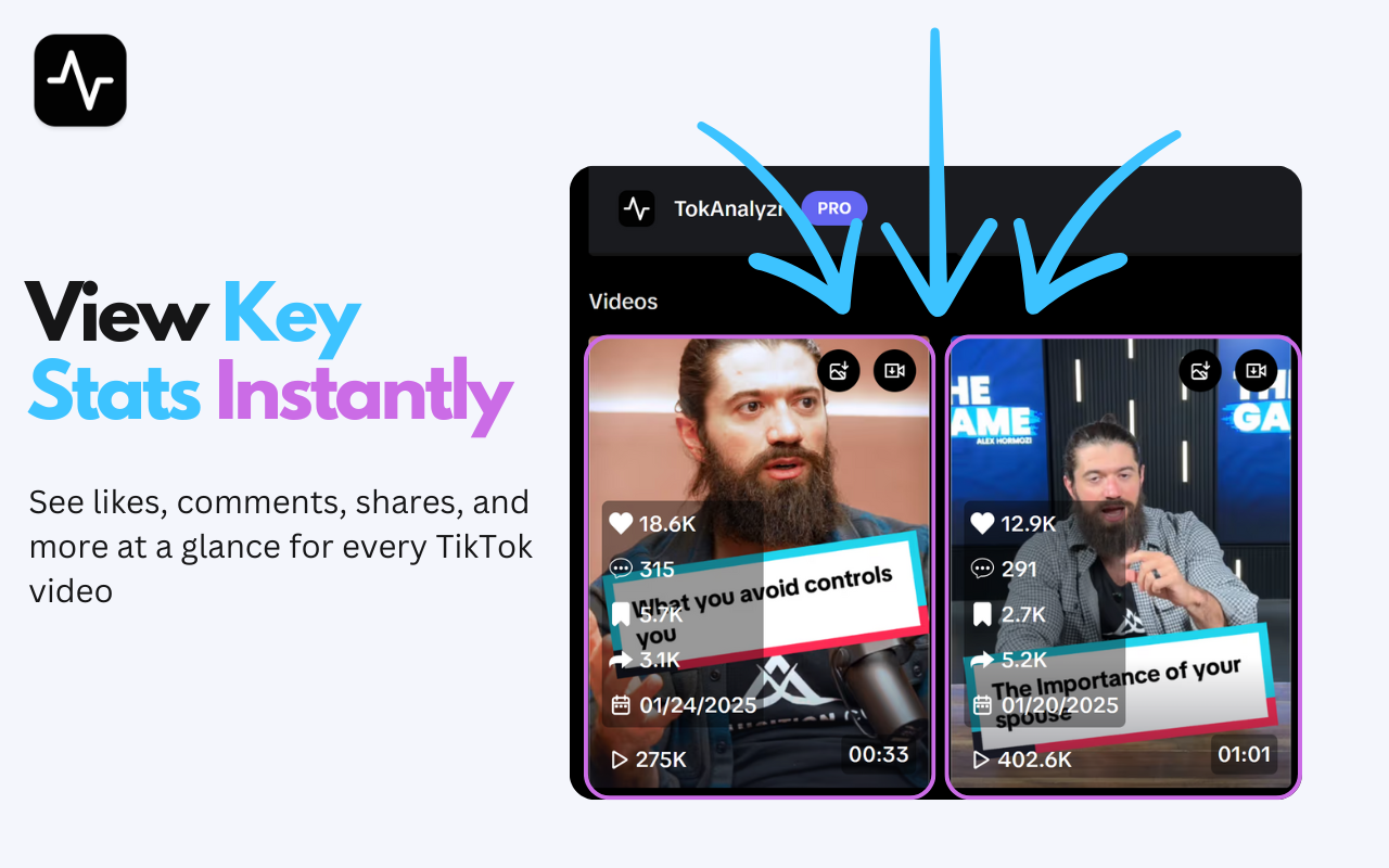 TikTok Analytics Tool – Profile Analyzer & Sorter by TokAnalyzr chrome谷歌浏览器插件_扩展第5张截图