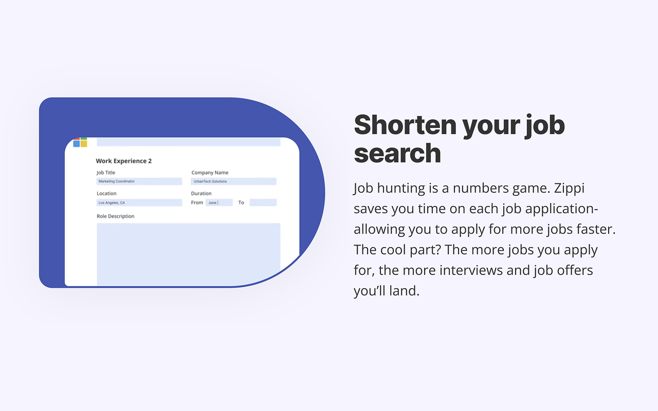 Zippi by Zippia – Autofill Job Applications chrome谷歌浏览器插件_扩展第2张截图