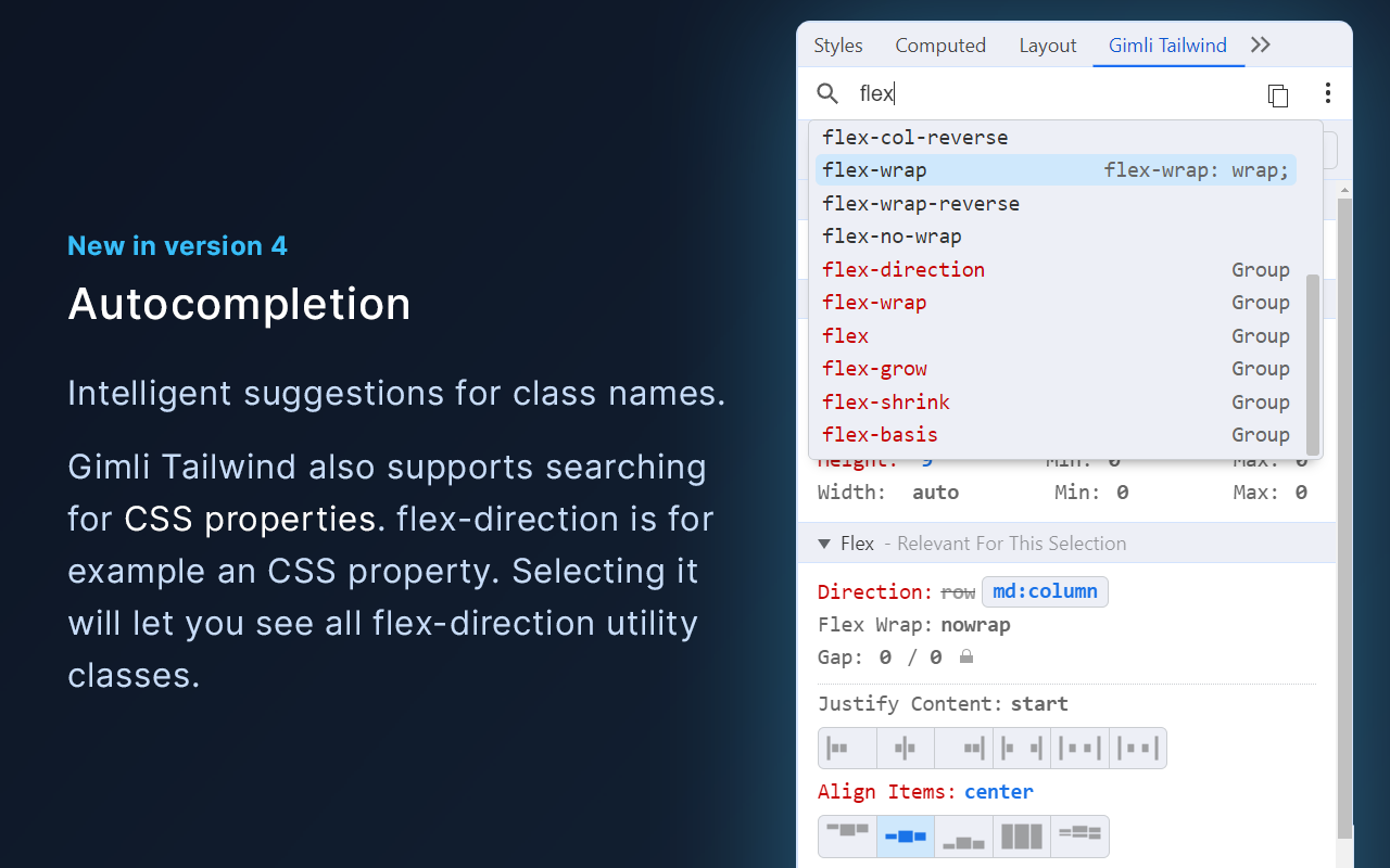 Gimli Tailwind chrome谷歌浏览器插件_扩展第2张截图