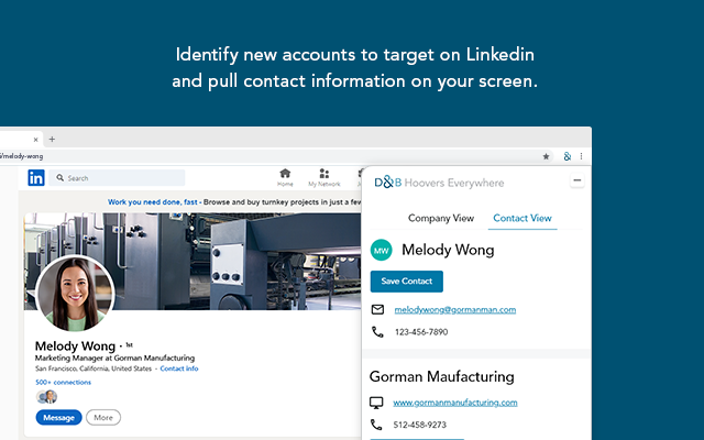 D&B Hoovers Everywhere chrome谷歌浏览器插件_扩展第3张截图