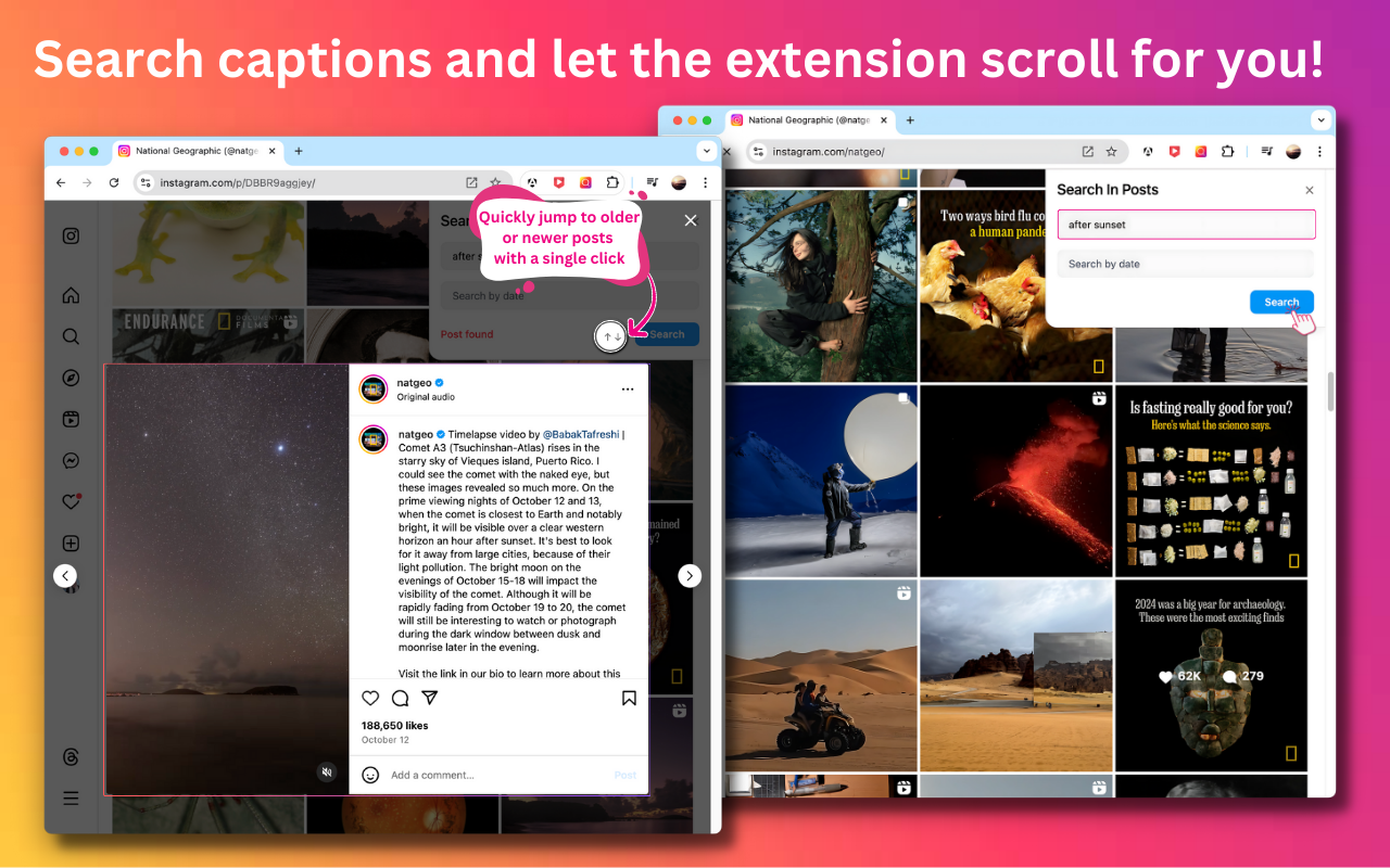 Instagram Post Finder chrome谷歌浏览器插件_扩展第3张截图