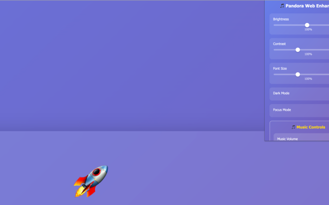 Pandora Web Enhancer chrome谷歌浏览器插件_扩展第1张截图