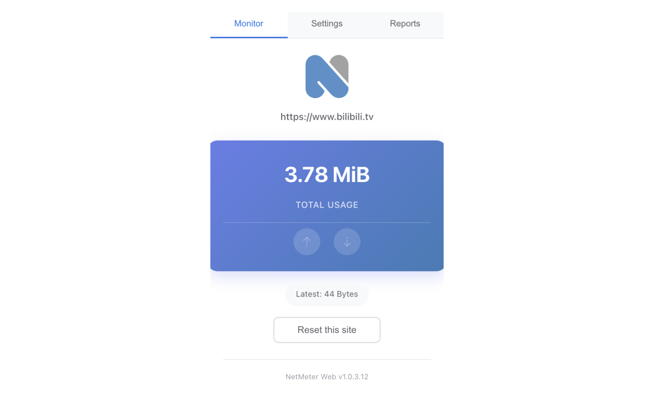 NetMeter Web chrome谷歌浏览器插件_扩展第3张截图