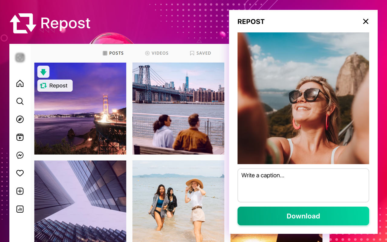 Downloader for Instagram - Promaster chrome谷歌浏览器插件_扩展第4张截图