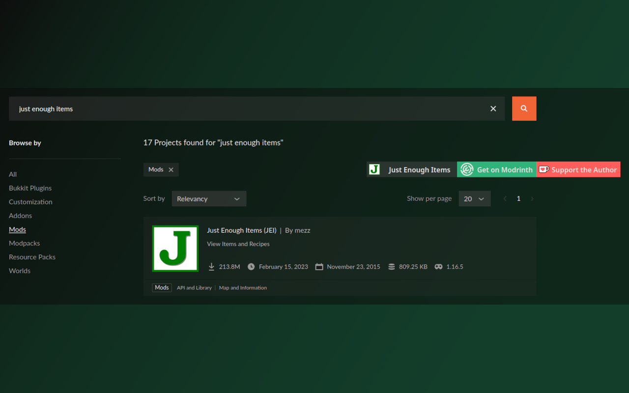 Modrinthify chrome谷歌浏览器插件_扩展第3张截图
