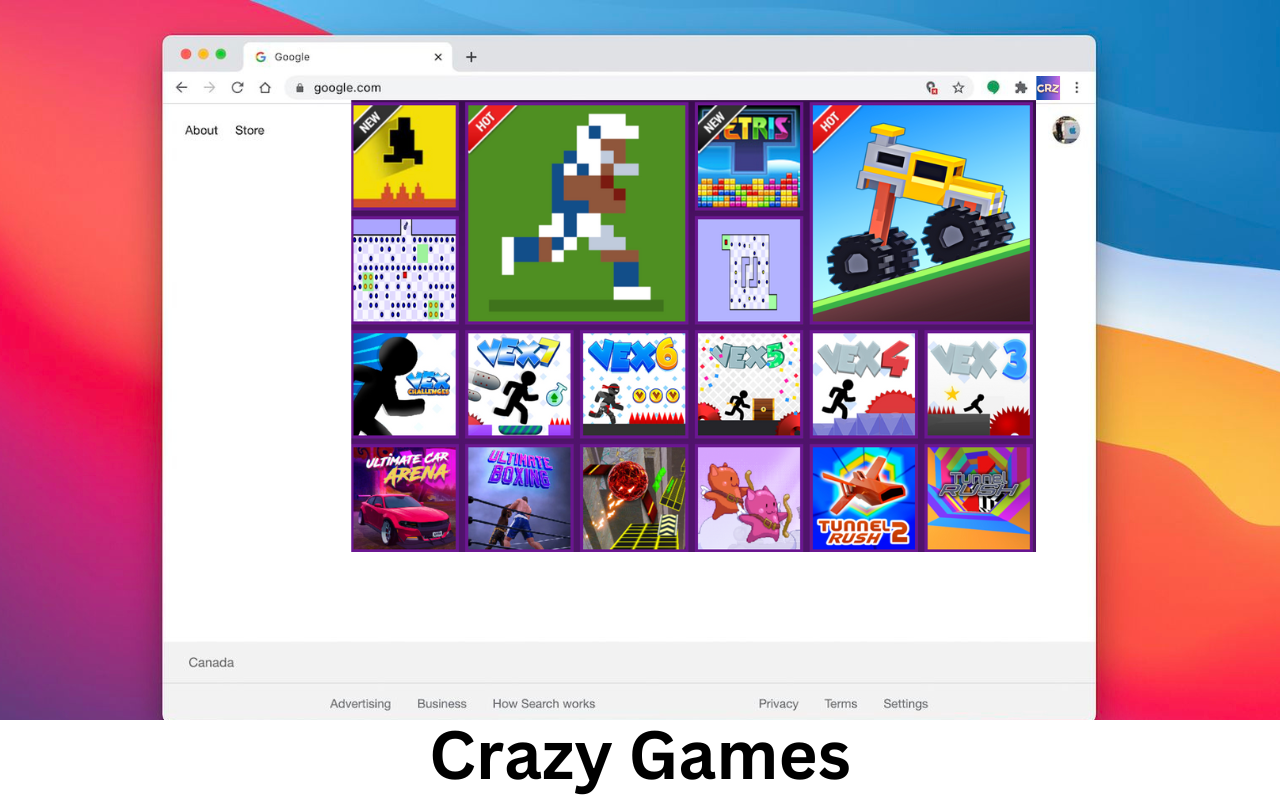 Crazy Games chrome谷歌浏览器插件_扩展第1张截图