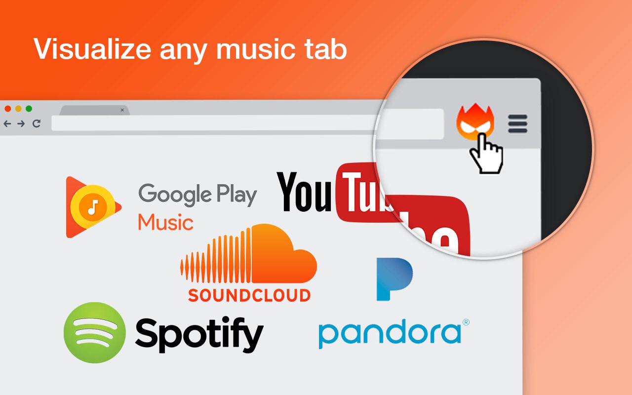 Music Storm - visualize any music tab chrome谷歌浏览器插件_扩展第1张截图