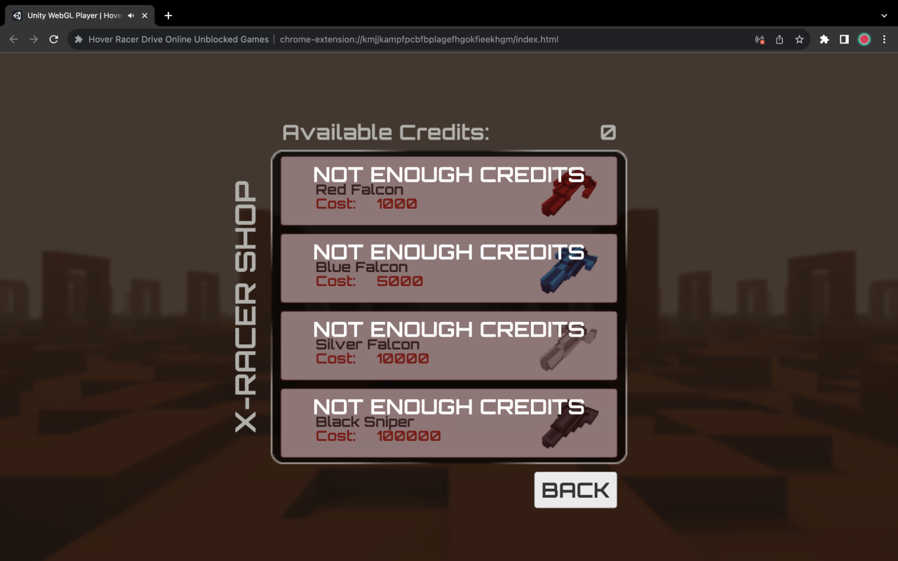 Hover Racer Drive 在线未封锁游戏 chrome谷歌浏览器插件_扩展第1张截图