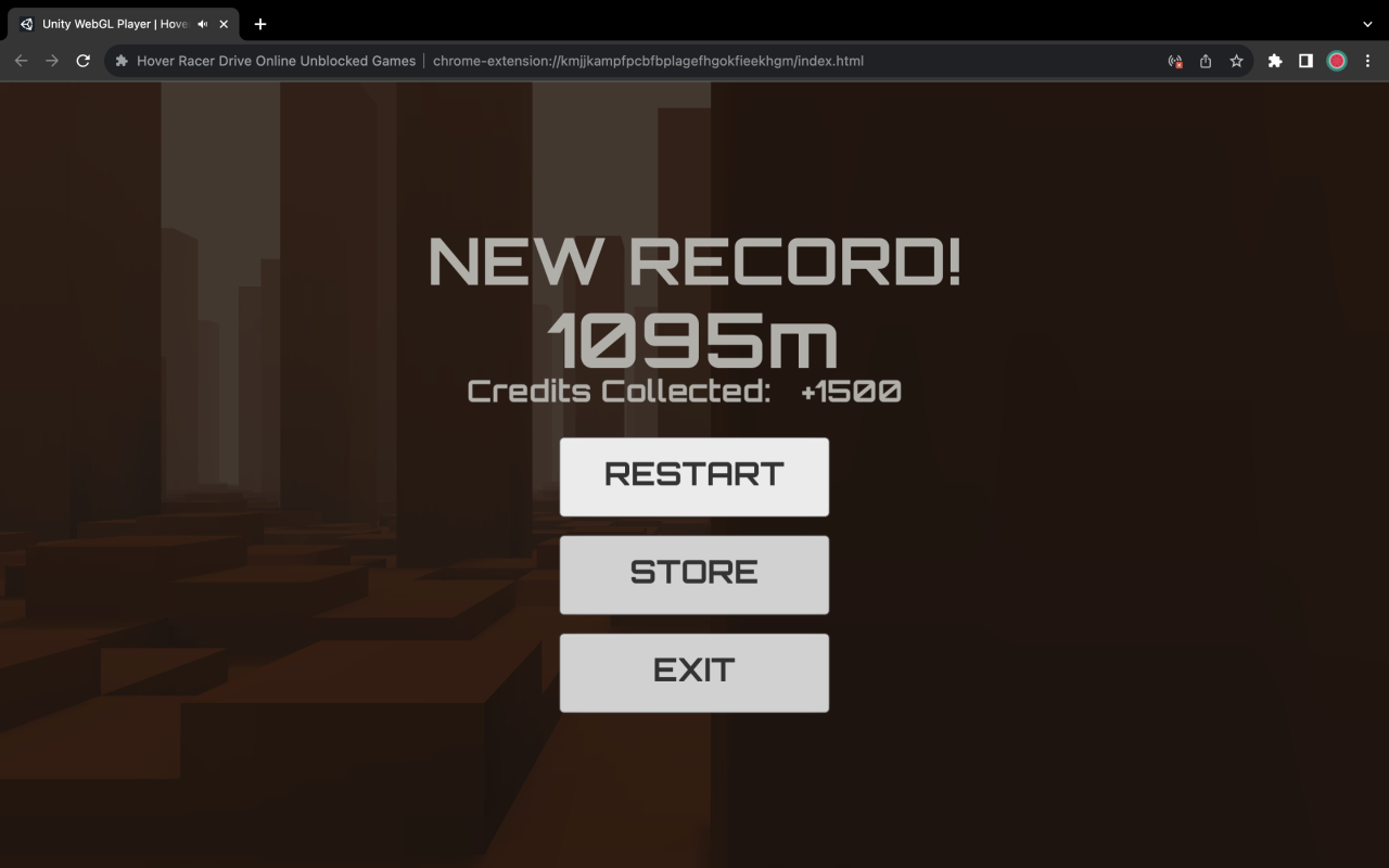 Hover Racer Drive 在线未封锁游戏 chrome谷歌浏览器插件_扩展第2张截图