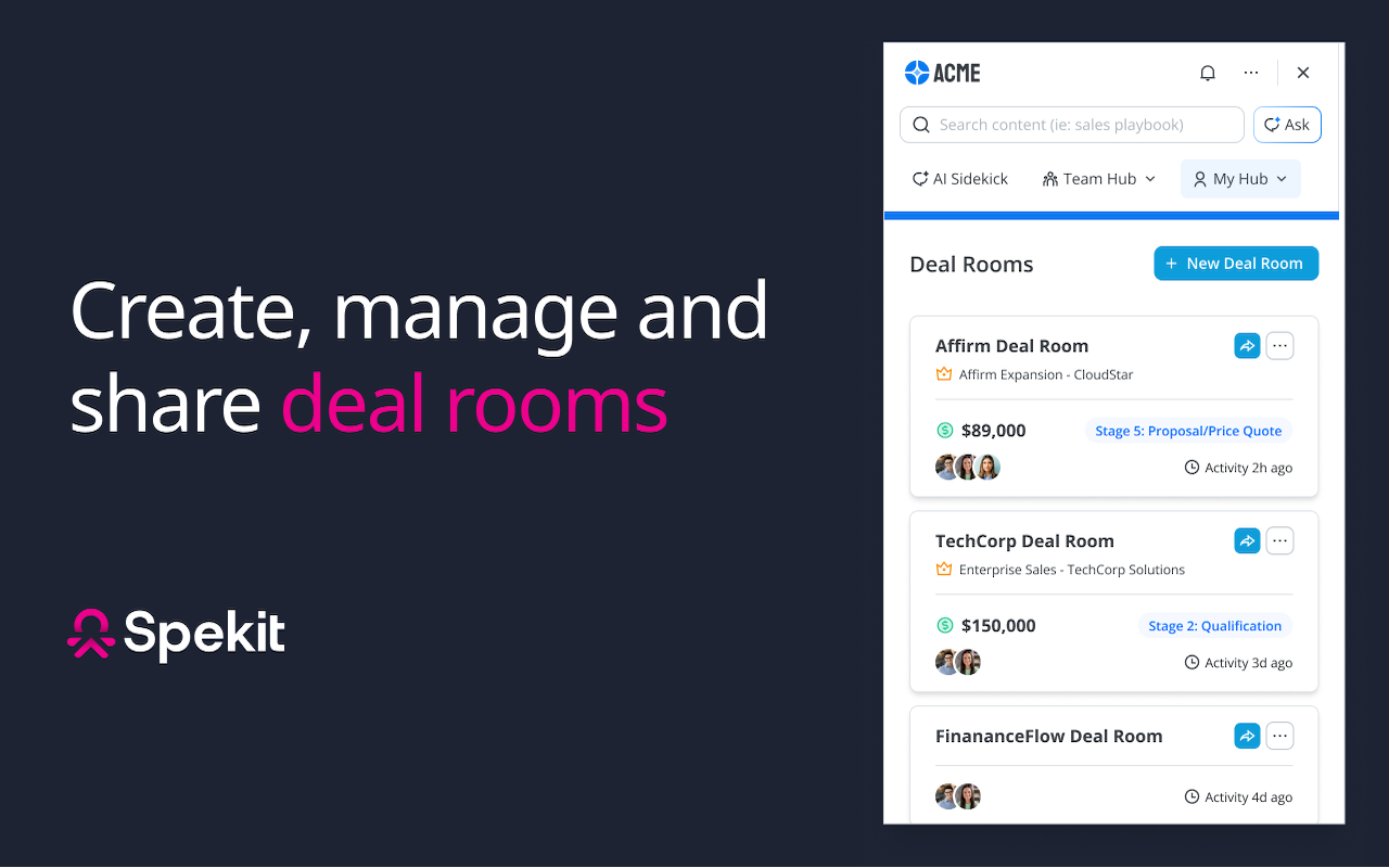 Spekit - AI Sales & Enablement Assistant chrome谷歌浏览器插件_扩展第4张截图