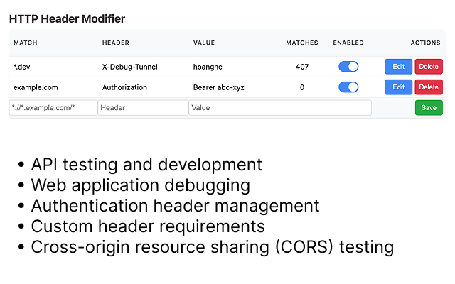 HTTP Header Modifier chrome谷歌浏览器插件_扩展第1张截图